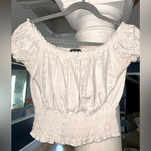Forever 21 White Summer Blouse